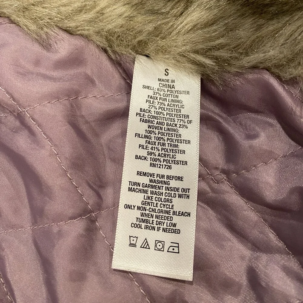 Aeropostale Olive Green Hooded Parka- Size Small - Picture 11 of 12